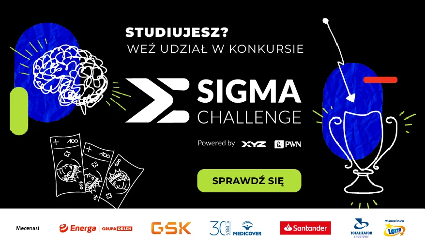 grafika ozdobnikowa, tekst:Studiujesz? Weź udział w wyjątkowym konkursie wiedzy! 