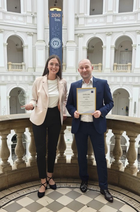 Pani Maja z promotorem