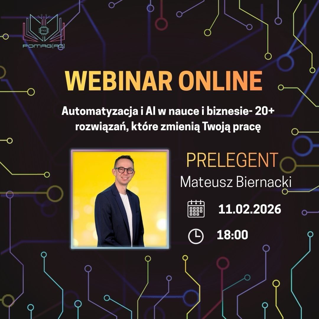 grafika ozdobnikowa, tekst: Automatyzacja bez pustych haseł – jak realnie odzyskać czas w pracy i nauce?