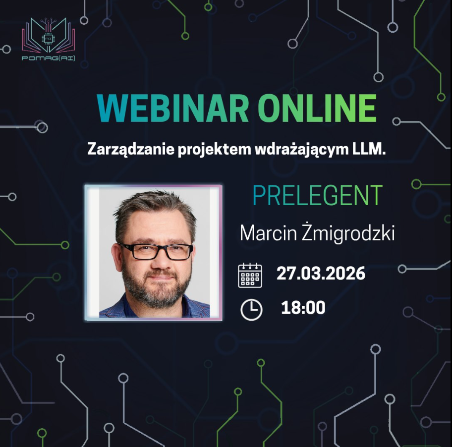 grafika zodobnikowa, tekst: Marcin Żmigrodzki, 27 marca 2026 (piątek), godz. 18:00, Webinar Online