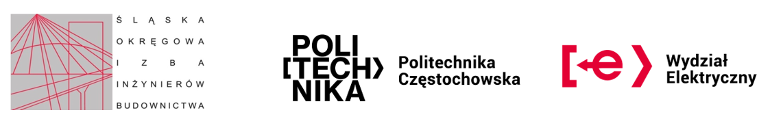 grafika ozdobnikowa, loga:Śląska Okręgowa Izba Inżynierów Budownictwa, PCz, WE