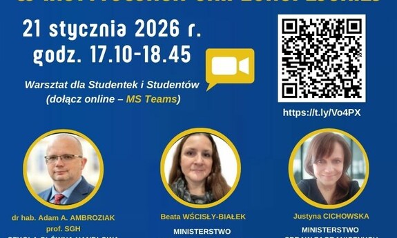 plakat, grafika ozdobnikowa, tekst: Staże oraz możliwości zatrudnienia w instytucjach UE