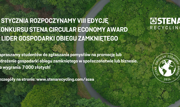 VIII edycji konkursu Stena Circular Economy Award – Lider Gospodarki Obiegu Zamkniętego (SCEA)