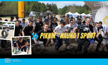 grafika ozdobnikowa, tekst, piknik nauka i sport